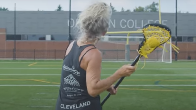 Oberlin College women's lacrosse coach Kim Russell