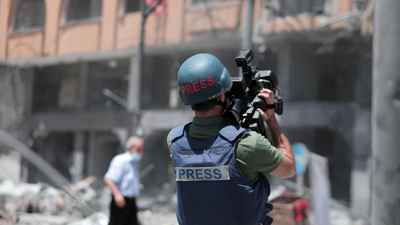 Journalist, Gaza City, Gaza Strip, May 12, 2021