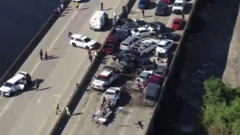 Vehicle pileup, Louisiana, Oct. 23, 2023