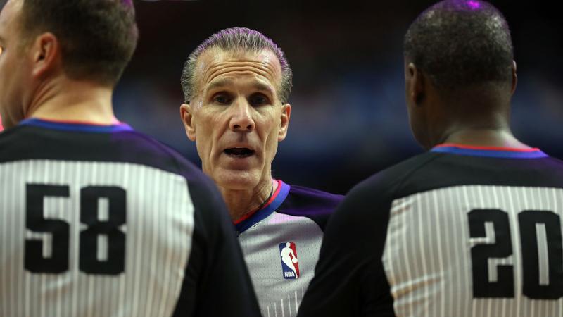 Former NBA referee Kenny Mauer