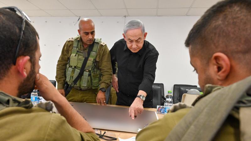 Benjamin Netanyahu, Desert Patrol Battalion, Israel, Nov. 13, 2023