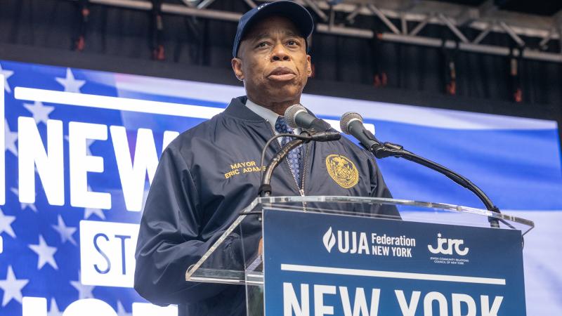 Eric Adams, Oct. 10, 2023, New York City