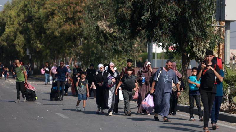 Evacuation, Gaza Strip, Nov. 5, 2023