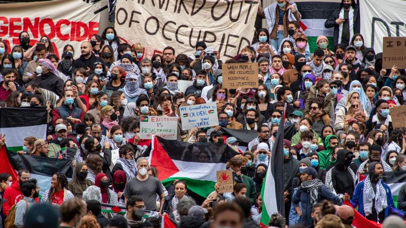 Harvard Palestine, Cambridge, Mass., Oct. 14, 2023