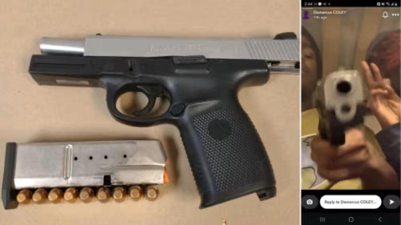 Gun, screenshot, Dec. 27, 2023, Pinellas County, Fla.