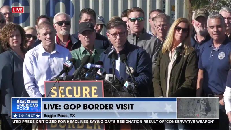 Ben Bergquam asked about how many would be willing to risk a government shutdown to ensure there's border spending