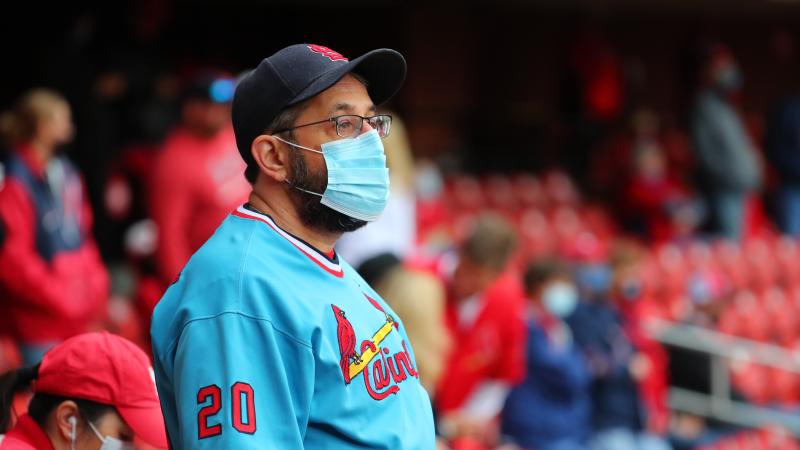Mask, St. Louis Cardinals, Missouri, April 8, 2021