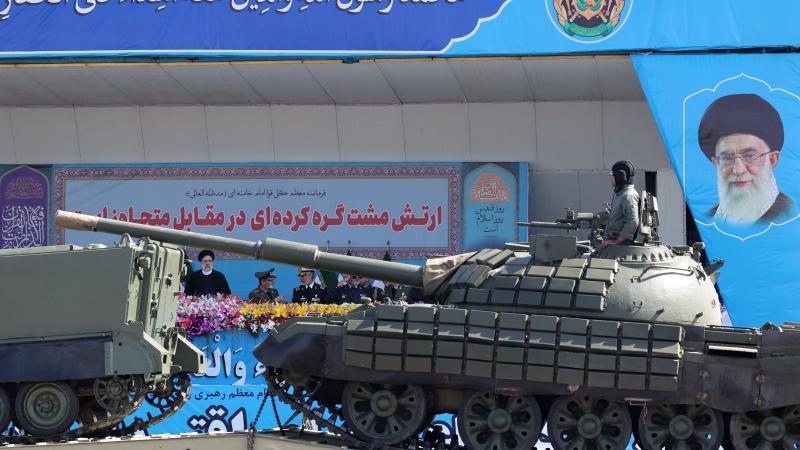 Ebrahim Raisi, military parade, Tehran, Iran, April 18, 2023