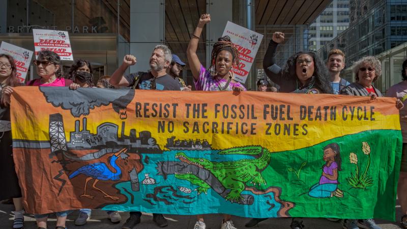 Climate protest, New York City, Sept. 9, 2023