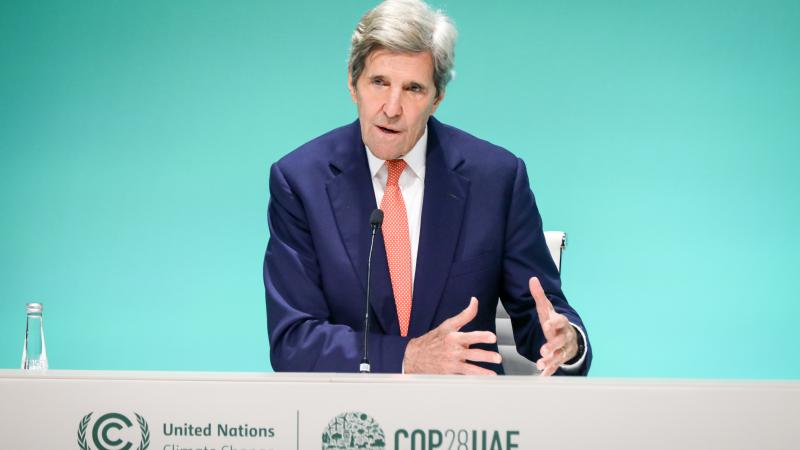 John Kerry, Dec. 13, 2023, Dubai, United Arab Emirates