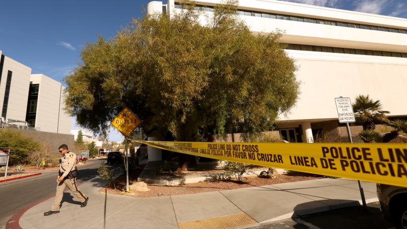 Police tape, stock photo