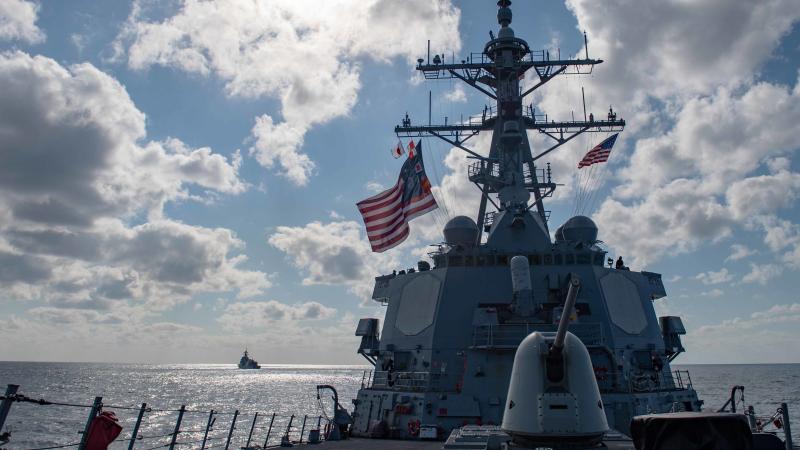 USS Higgins Destroyer, East China Sea, Nov. 4, 2021