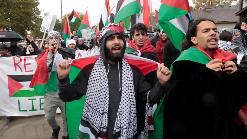 Palestine protest, Dearborn, Mich., Oct. 14, 2023