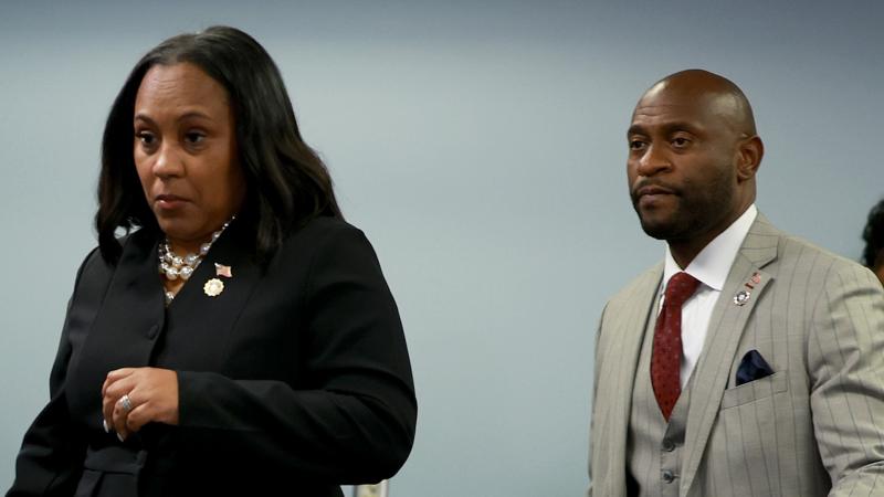 Fani Willis, Nathan Wade, Aug. 14, 2023, Atlanta, Ga.