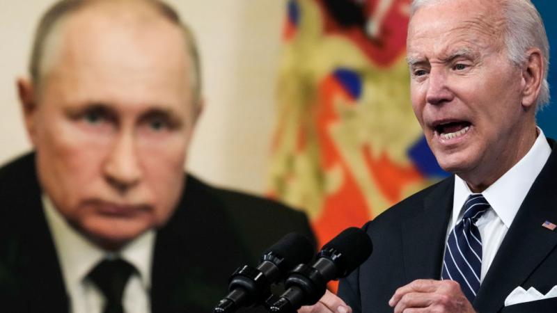Vladimir Putin and Joe Biden