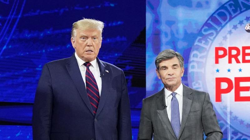 Donald Trump, George Stephanopoulos, Sept. 15, 2020, Philadelphia