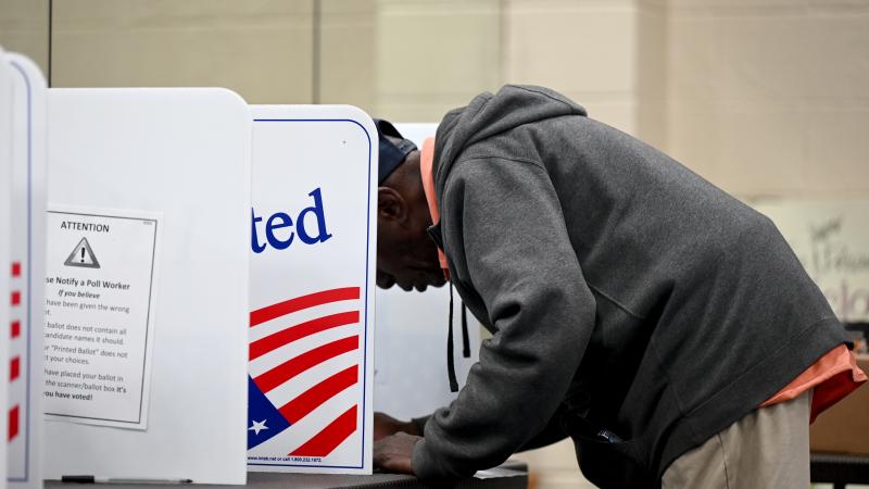 Primary election voter, Super Tuesday, March 5, 2024, Little Rock, Ark.