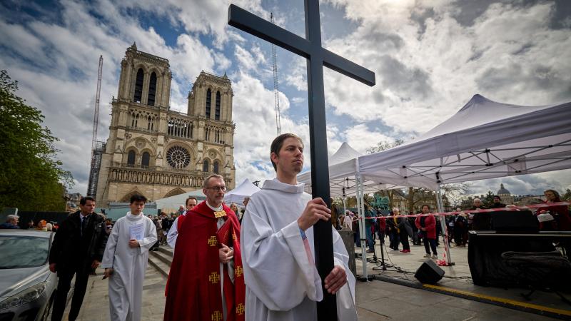 Notre Dame, Good Friday, March 29, 2024, Paris