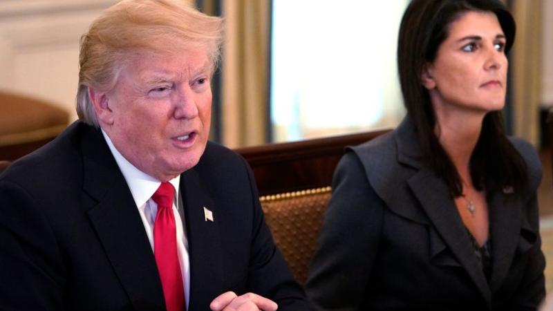 Donald Trump and Nikki Haley