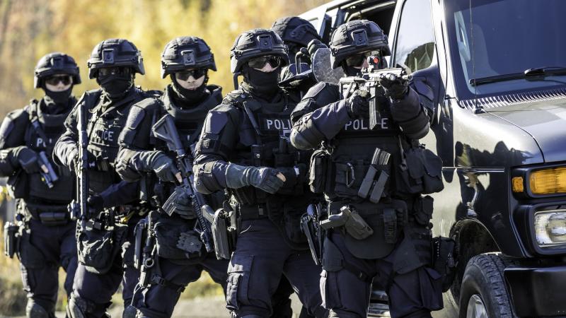 SWAT team, police, stock photo