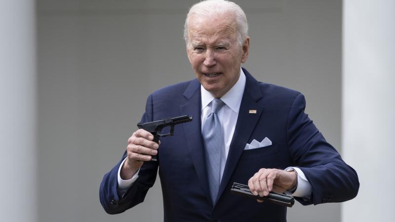 Joe Biden, gun, April 11, 2022, Washington, D.C.