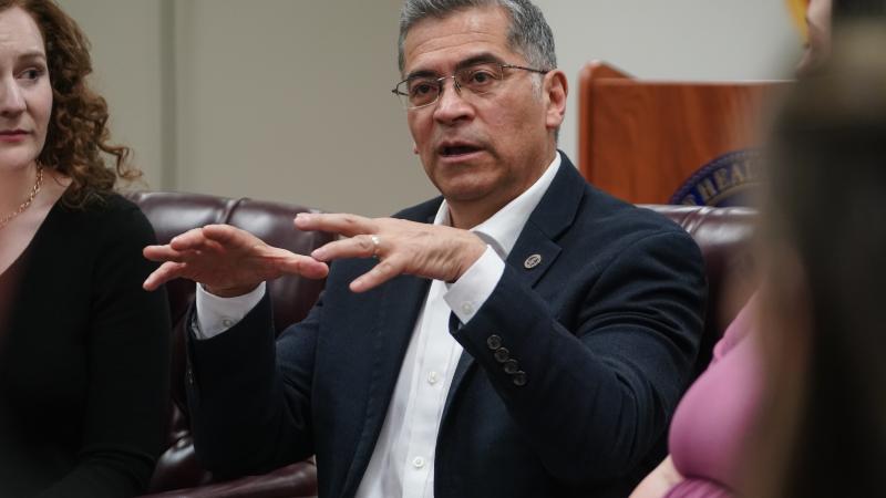 HHS Secretary Xavier Becerra 