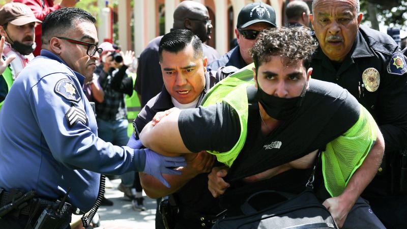 University of Southern California protests, police