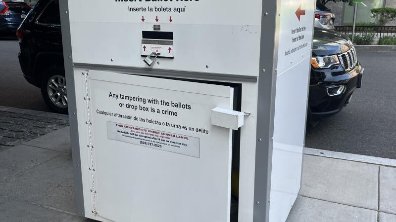 Washington, DC ballot drop box unlocked