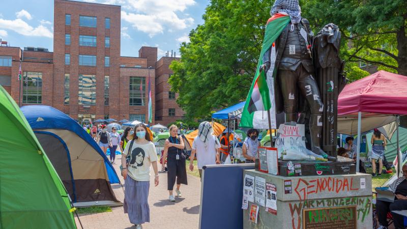 George Washington University protest, Washington, D.C., May 2, 2024