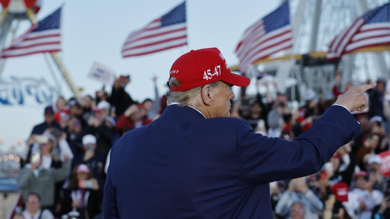 Donald Trump, May 11, 2024, Wildwood Beach, N.J., May 11, 2024