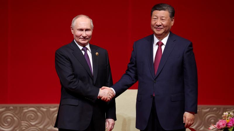 Vladimir Putin, Xi Jinping, Beijing, May 16, 2024