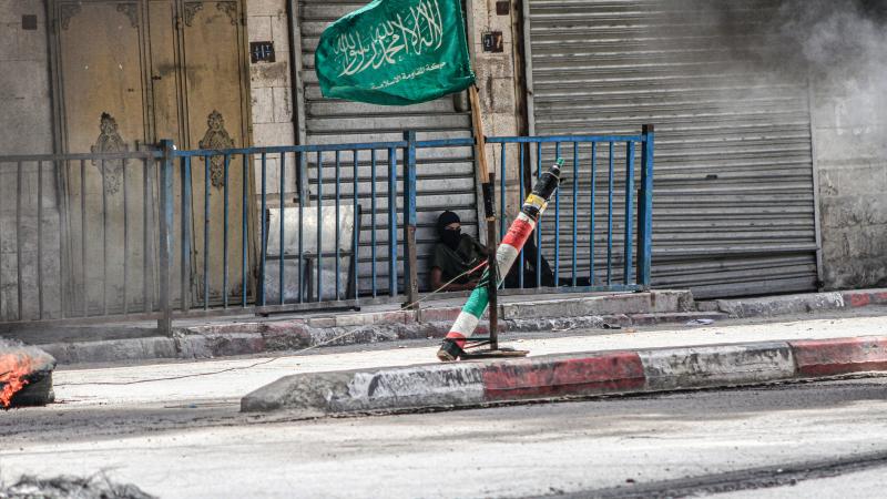 Hamas rocket, Jenin, West Bank, May 22, 2024