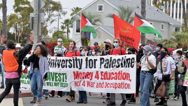 CSU Palestine protest, Long Beach, Calif., May 21, 2024