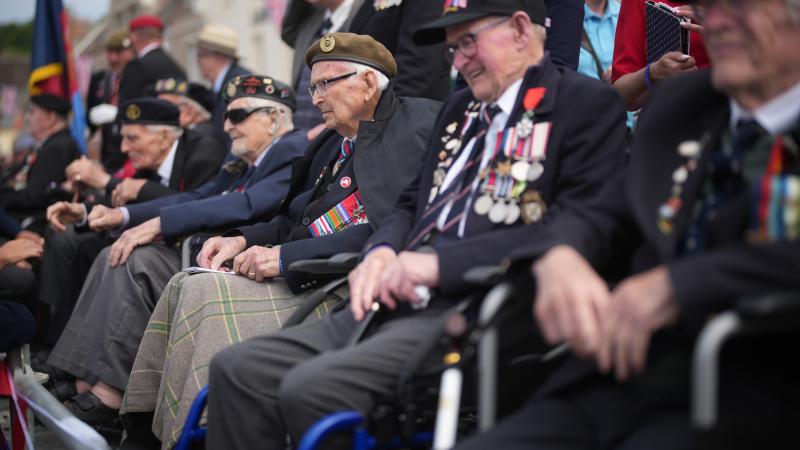 D-Day veterans, Normandy, France, June 6, 2024