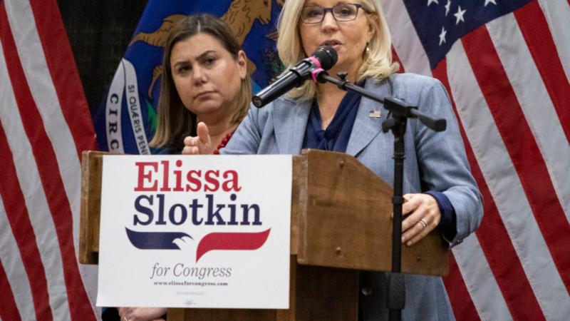 Elissa Slotkin and Liz Cheney