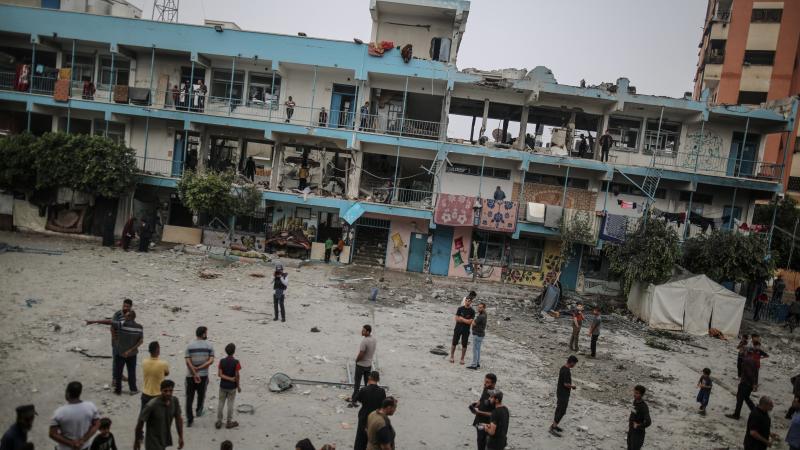 UNRWA school bombed, Gaza Strip, June 6, 2024