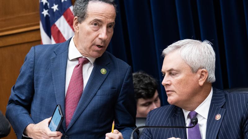 House Oversight leaders James Comer and Jamie Raskin