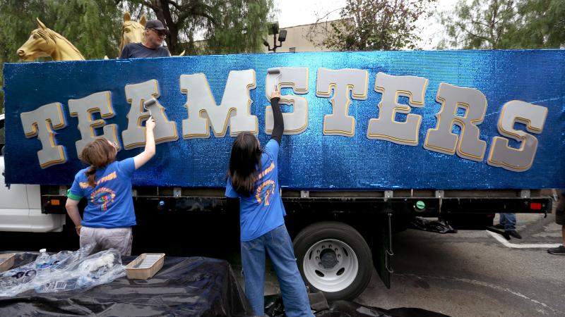 Teamsters float