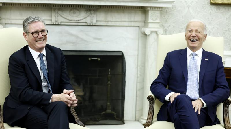 Keir Starmer and Joe Biden