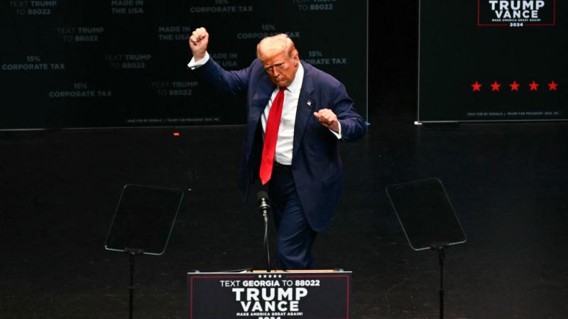 Trump dancing