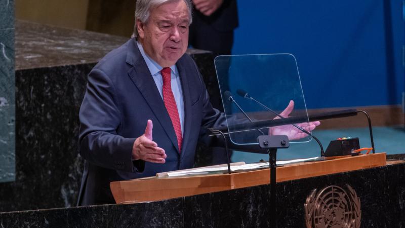 UN Secretary General Antonio Guterres