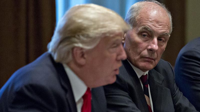 President Trump Participates In Briefing With Senior Military Leaders, John Kelly