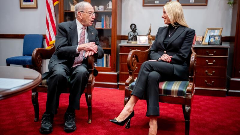 Chuck Grassley and Pam Bondi