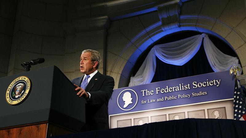 George W. Bush at Federalist Society gala