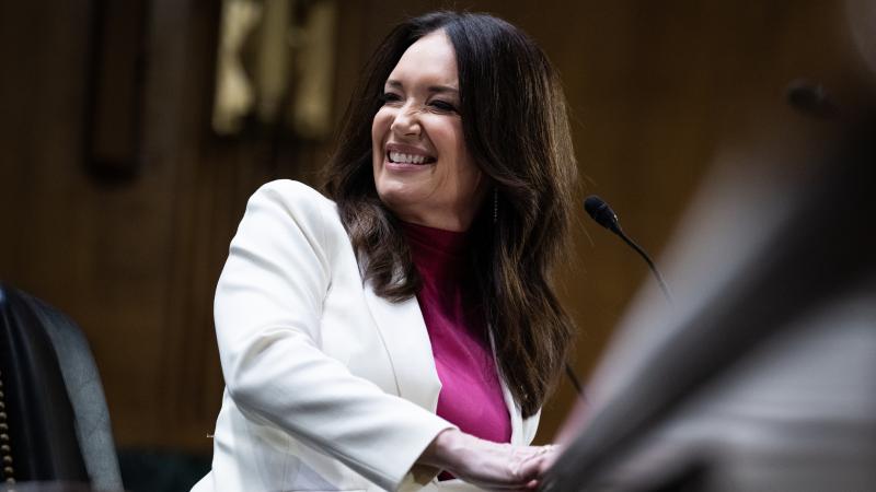 Brooke Rollins, President Donald Trump's nominee to be Agriculture secretary, testifies during her Senate Agriculture, Nutrition and Forestry Committee confirmation hearing in Dirksen
