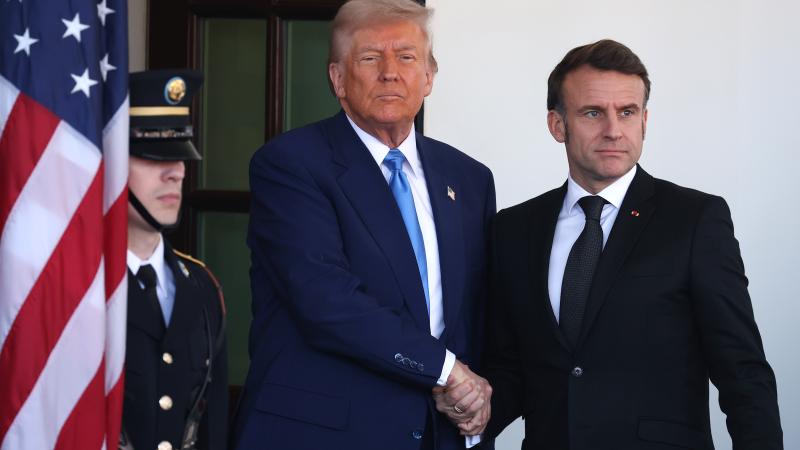 French President Emmanuel Macron Visits The White House