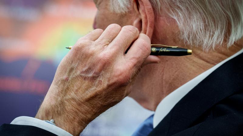 Biden with pen