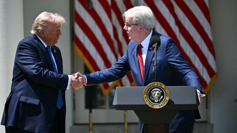 Texas Lt. Gov. Dan Patrick and President Donald Trump