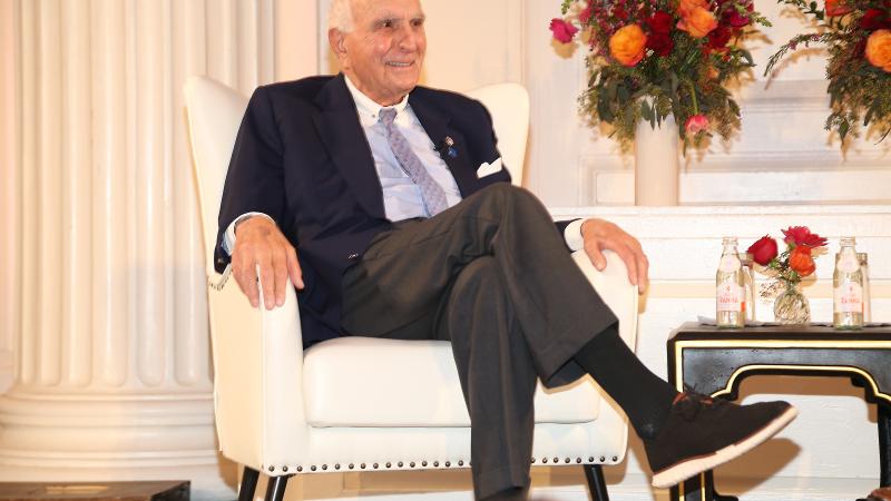 Ken Langone attends BCNY Annual Luncheon 2025: Discussion Featuring Ken Langone and Andrew Ross Sorkin at 583 Park Avenue on April 23, 2025 in New York City