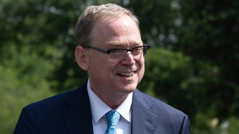 Kevin Hassett, Director of the US National Economic Council (NEC), walks toward the West Wing at the White House in Washington, DC on June 30, 2025.
